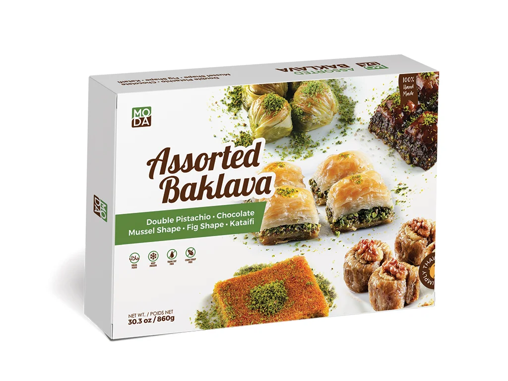 Moda Baklava, Assorted, Family Pack, 1.9lbs (860g)