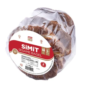 Moda Turkish Sesame Bagel, Simit, Par-Baked, 4pcs x 3.5oz (110g)