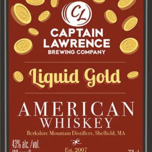 Berkshire Mountain Distlllers Captain Lawrence Liquid Gold American Whiskey Aged 5 Years (43% ABV)