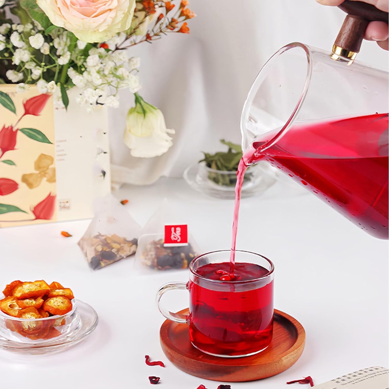200g Hibiscus Tea For High Blood Pressure 20Bag - Image 4