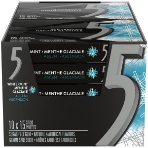 Wrigley’s 5 Gum Wintermint Ascent 10ct