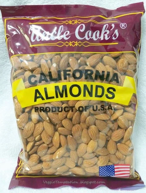 Uncle Cookies California Almond nuts pack 500g