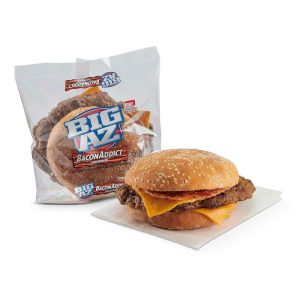 Big AZ Baconaddict Cheeseburger 9.18oz (Clear Wrap)