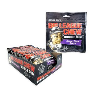 Big League Chew Aj Grand Slam Grape 2.12oz/12ct