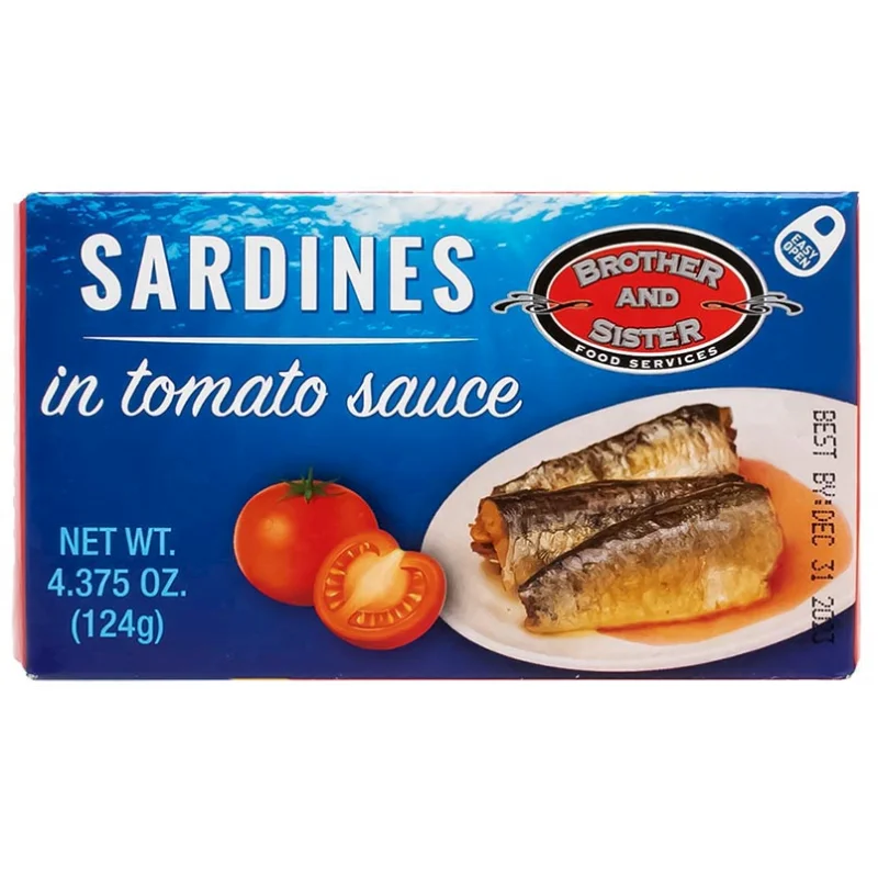 Brother and Sister Sardines in Tomato Sauce 124gr