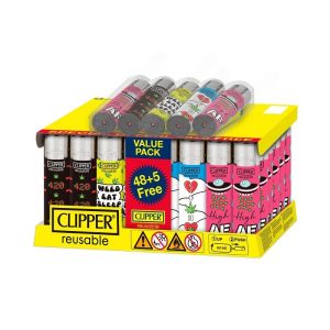 Clipper Lighters Weed Tricks 48ct+5