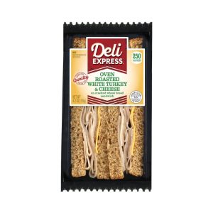 Deli Express Oven Roasted White Turkey & Cheese 4.2oz/1ct