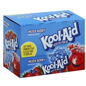 Kool-Aid Unsweetened Soft Drink Mix, Mixed Berry Flavor, 0.14 oz