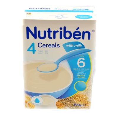Nutriben 8 Cereals 4 Fruits 6 Month To 3 Years (300g)