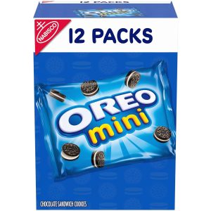 OREO Minis Chocolate Sandwich Cookies, – 1 Oz each, Pack of 12