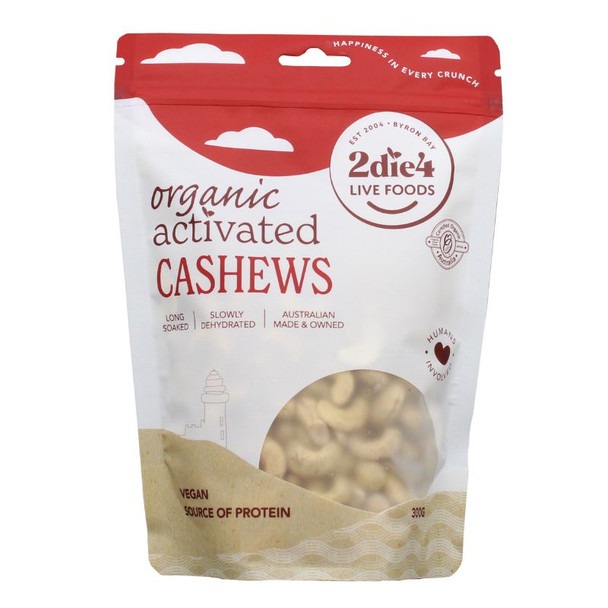 Activated Organic Cashews 300g **