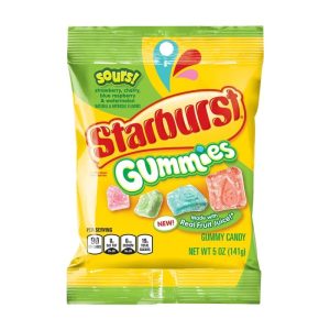 Starburst Peg Gummies Sours 5oz/1ct