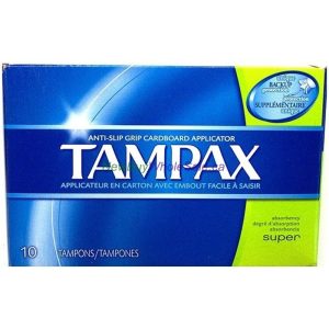 Tampax Super Green Box 10pk/12ct