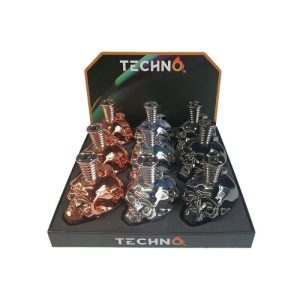 Techno Skull Torch or Snake Chrome Color 9pc Box