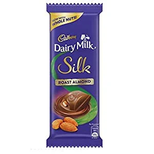Cadbury Dairy Milk Silk Roast Almond Chocolate Bar 143g
