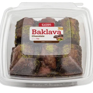 Evros Baklava with Chocolate, To Go Pack, 7oz (198g)