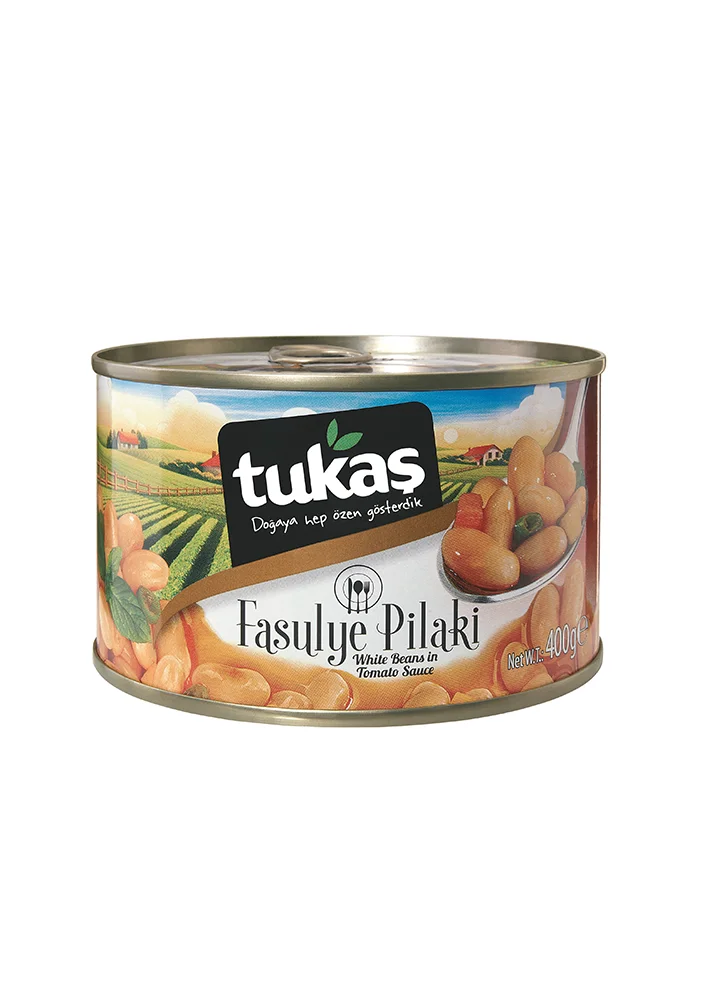 Tukas White Beans in Tomato Sauce 200gr - Image 2