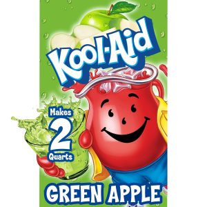 Kool Aid Unsweetern Drink Mix – Green Apple 48CT