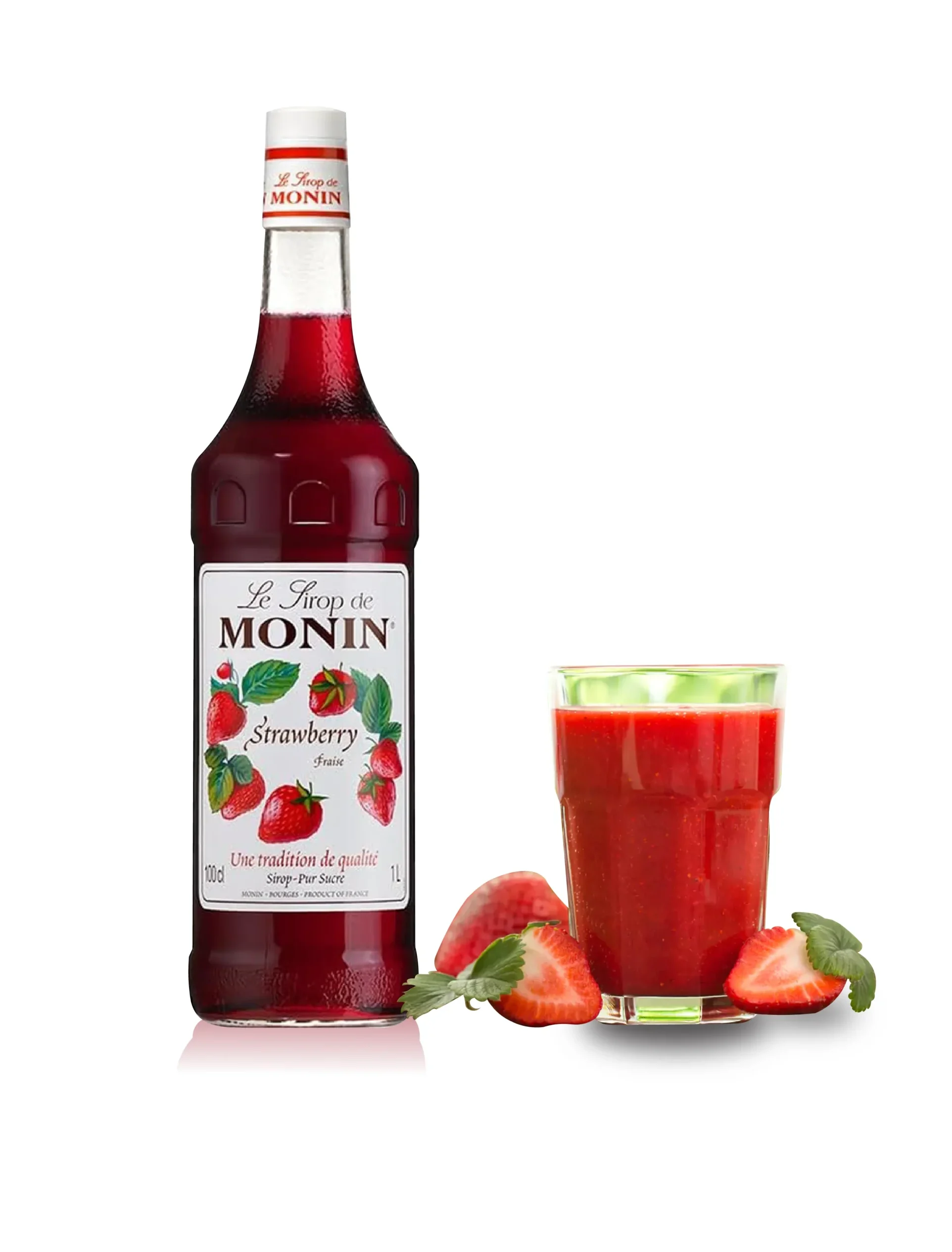 Monin Strawberry Syrup - Image 2