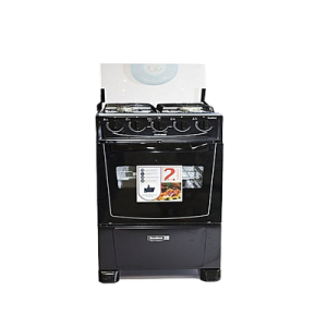 Scanfrost 4-Burner Gas Cooker CK-5400 NG – Black