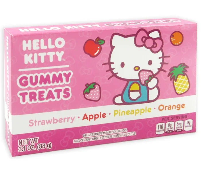 Taste of Nature Hello Kitty FRUIT Gummy Theater Box 3.1 oz 12 ct - Image 2