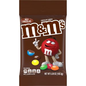 M&M’s 5.3 Oz Peg Bag Milk Chocolate