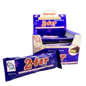 2 Fer Chocolatey Cookie Candy Bar Plant Based Vegan 1.5 oz 12ct