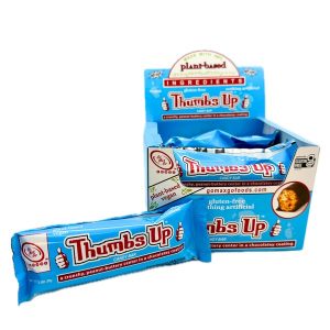 Thumbs Up Chocolatey Crunchy Peanut BUttery Candy Bar Vegan 1.5 oz 12ct