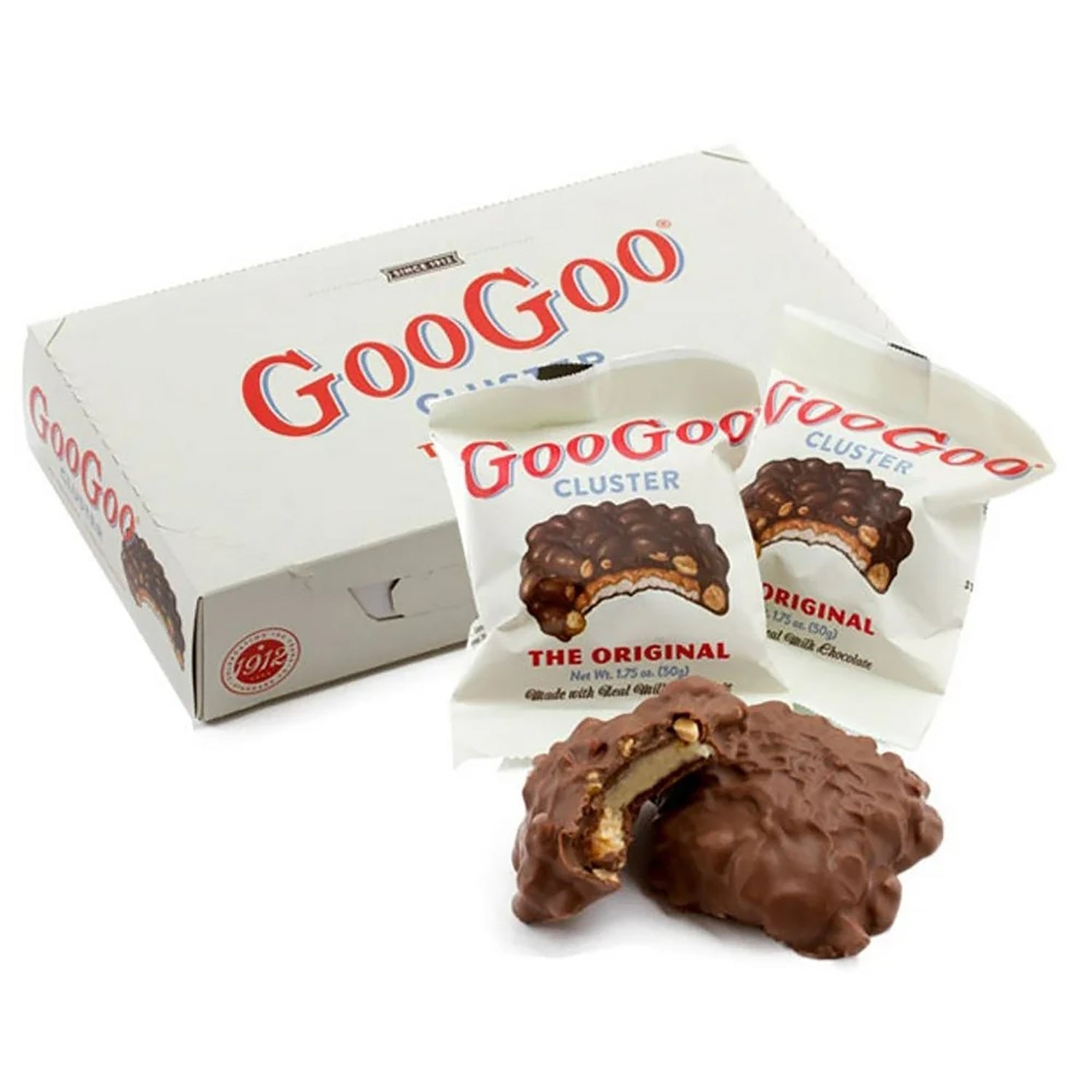 Goo Goo Cluster ORIGINAL Nougat Chocolate Cluster 1.75oz 12ct - Image 2