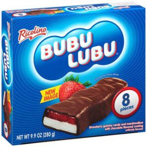 Bubu Lubu Strawberry and Marshmallow with Chocolate 8 Count