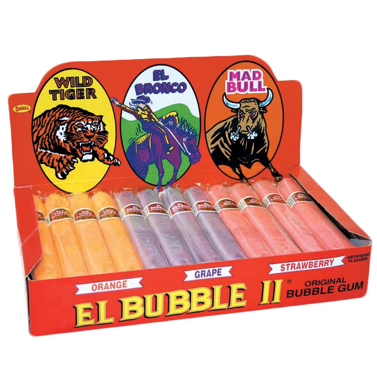 Dubble Bubble El Bubble II Bubble Gum Cigars Assorted Flavors 36 Count - Image 2