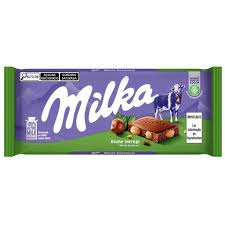 Milka Import Whole Hazelnuts Bars 17 Count 3.52 Ounce Each Tray