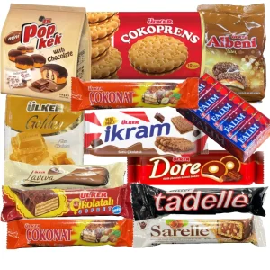 Snack Basket #2 27pcs(Chocolate, Biscuits, Cakes and Gums)
