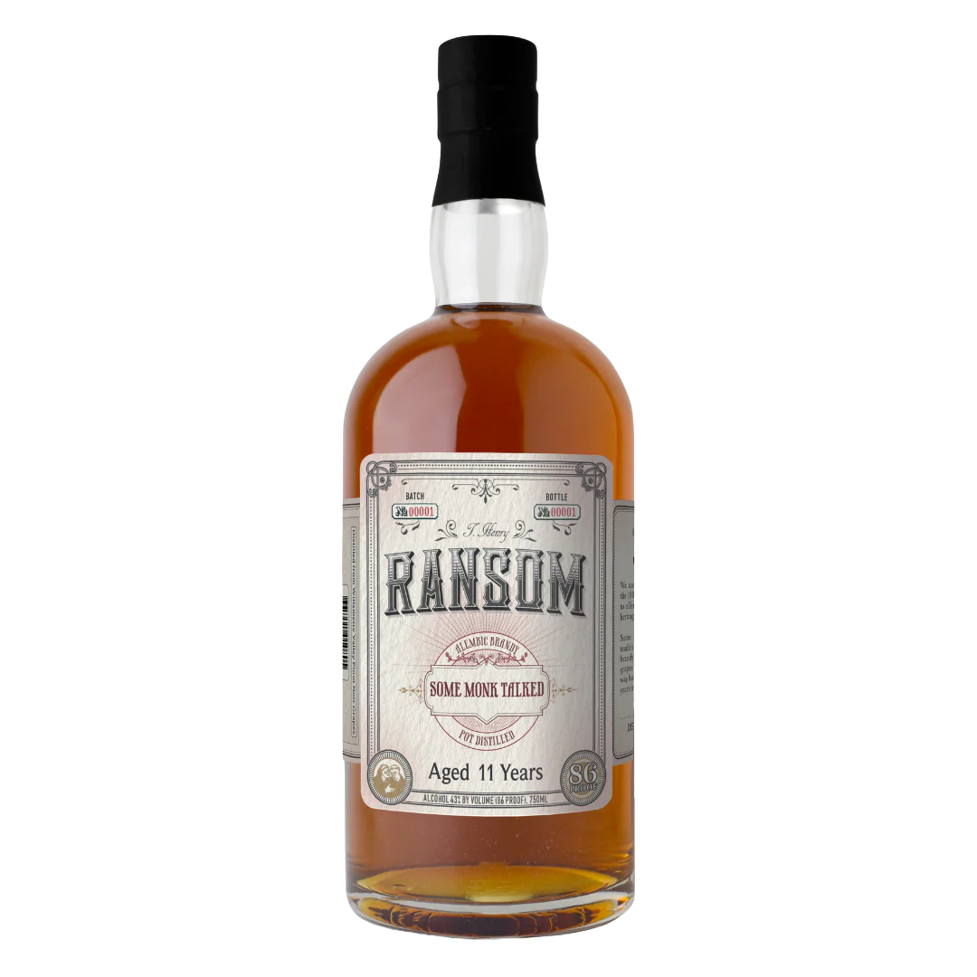 Some Monk Talked – T. Henry Ransom 11 Years Old Pot Distilled Alembic Brandy 86 Proof
